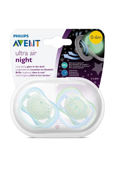 پستانک 0 تا 6 ماهه Philips Avent Ultra Air Night 2